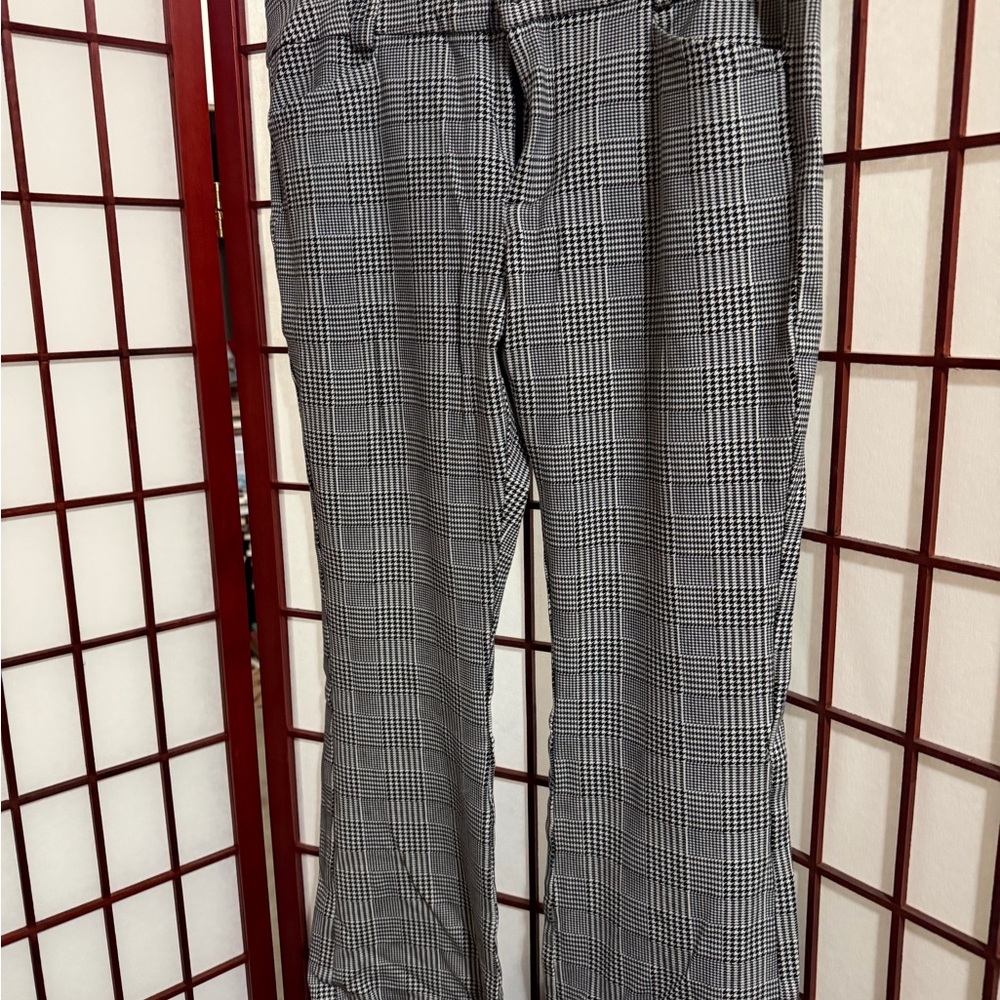 Torrid Black and White Checkered Wide Leg Pants